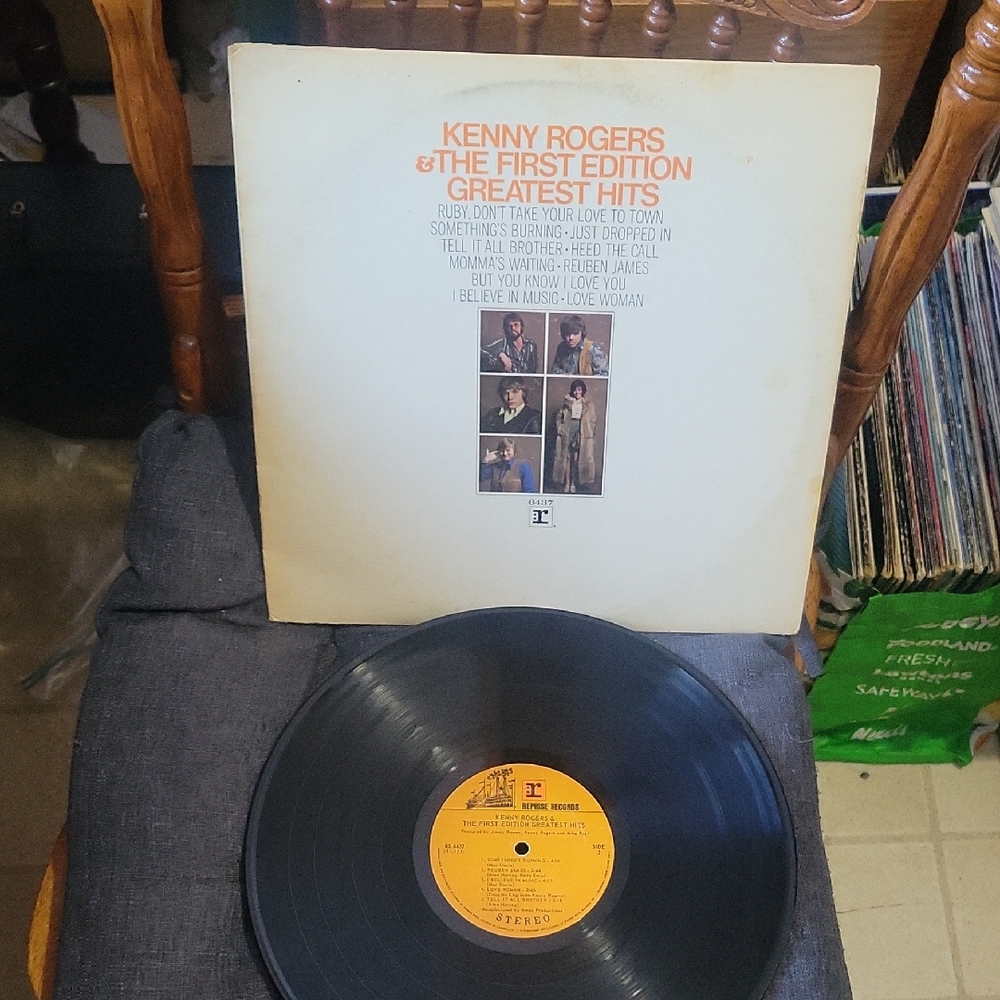 1971~Kenny Rogers & The First Edition Greatest Hits Vinyl Record